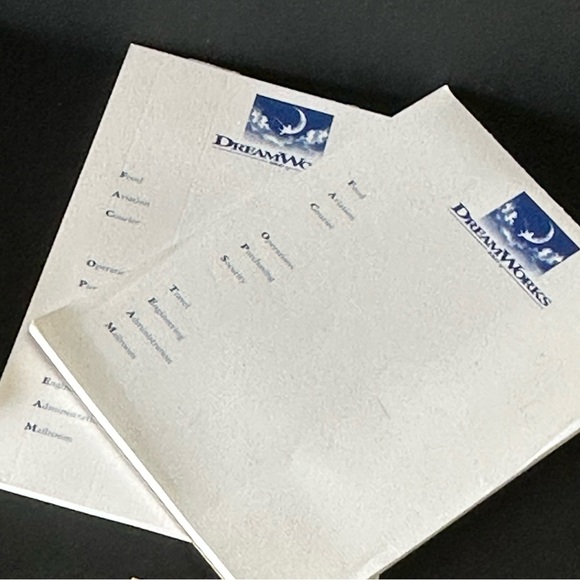 Dreamworks SKG Memorabilia Collection Engraved leather Photo Album Note pads - Picture 5 of 6